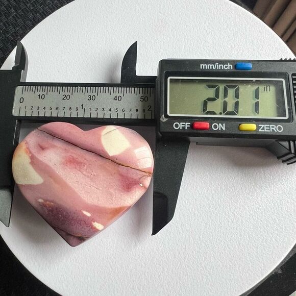 Mookaite Jasper Crystal Heart (#11) - Picture 8 of 10